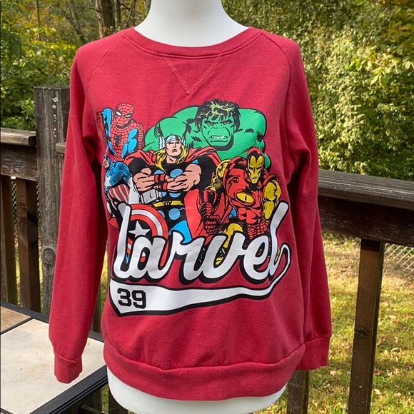 marvel crewneck sweatshirt